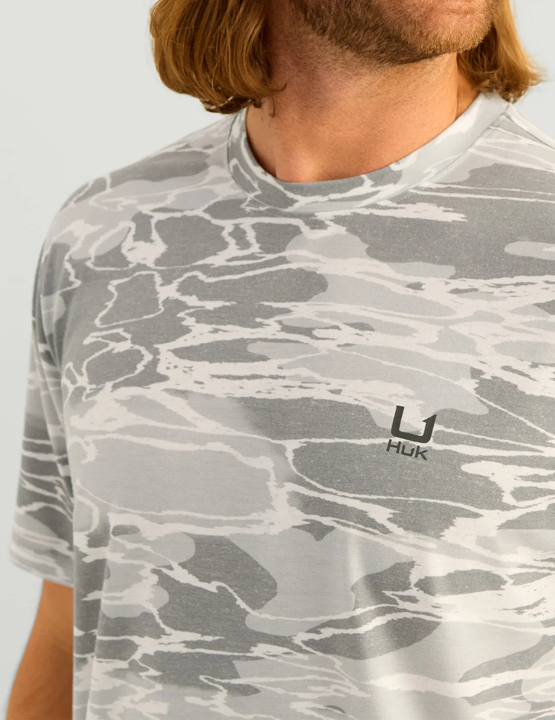 Leeward Short Sleeve Camo Crew