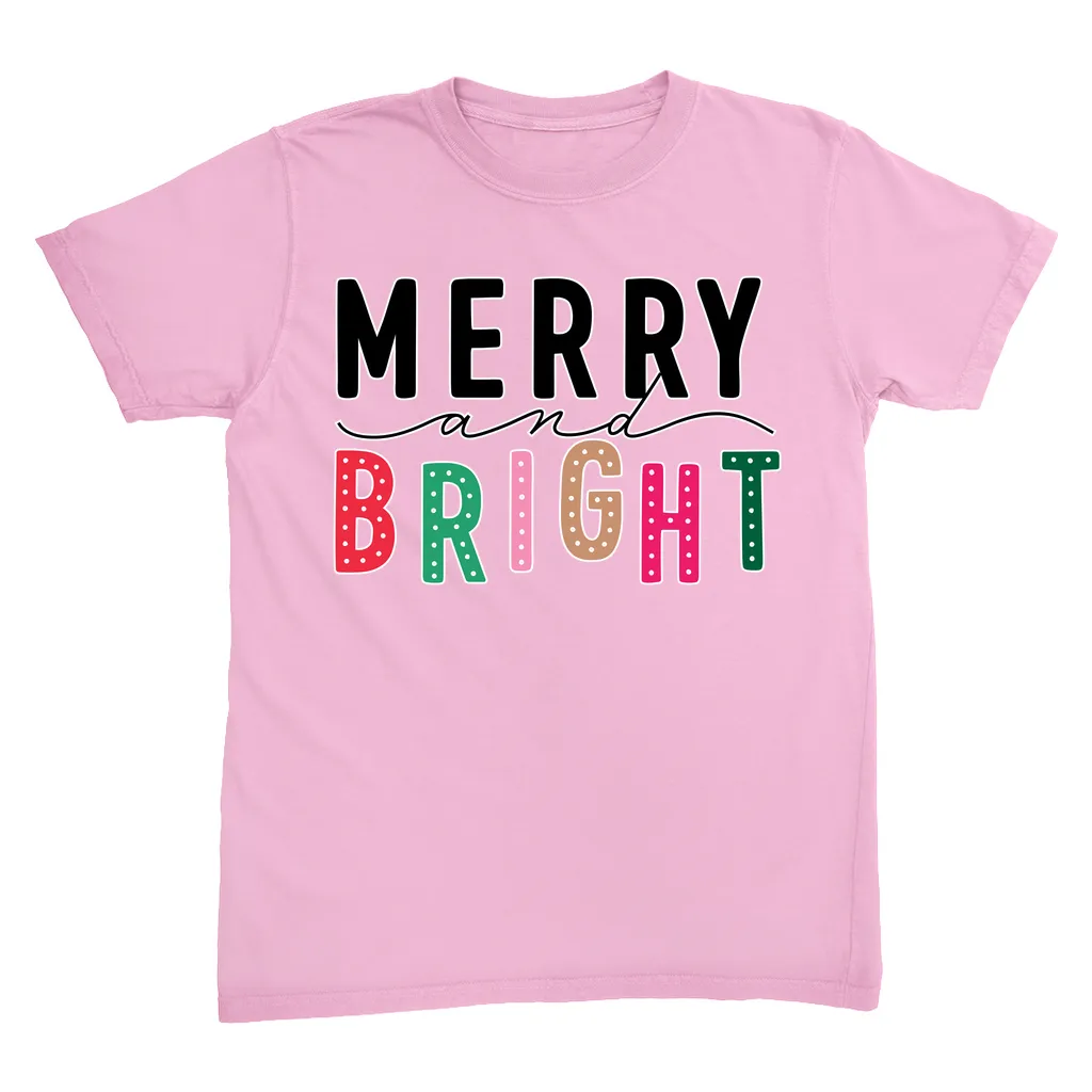 Merry & Bright Christmas T Shirt