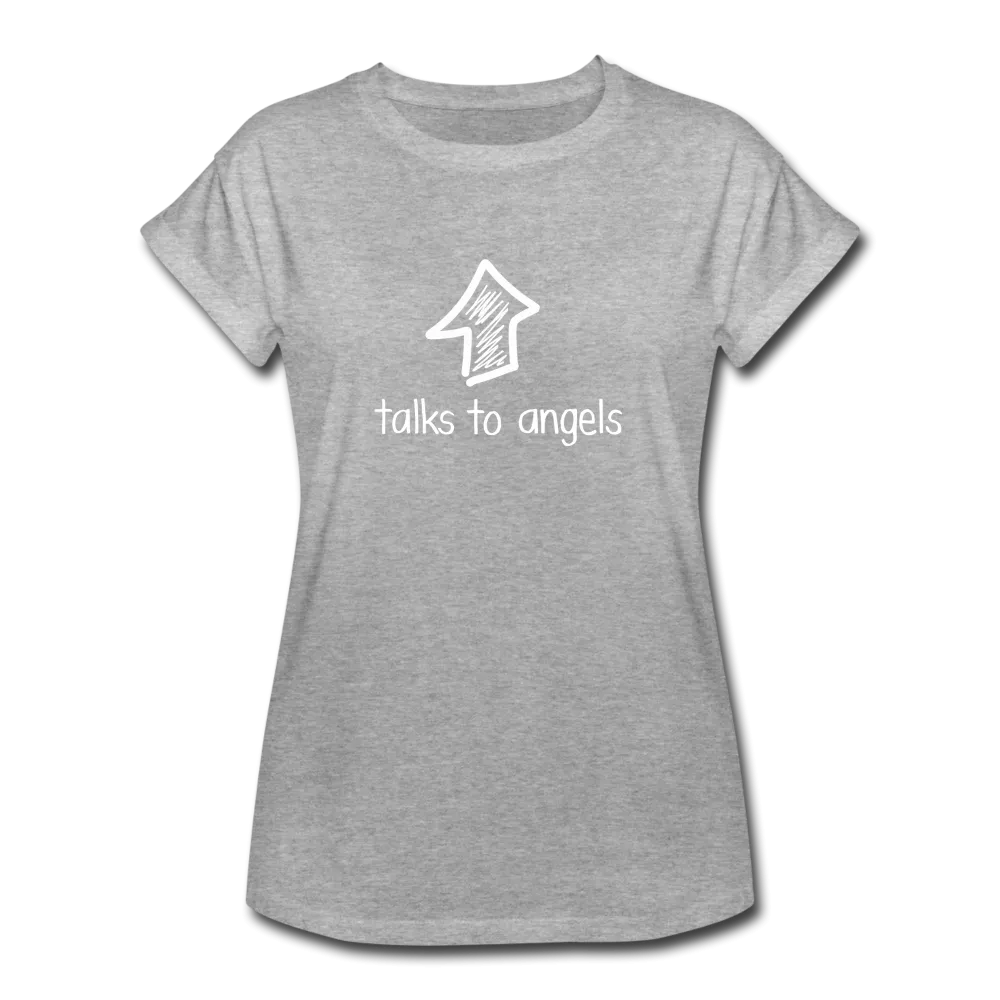 She Talks To Angels Women's Relaxed Fit Tee