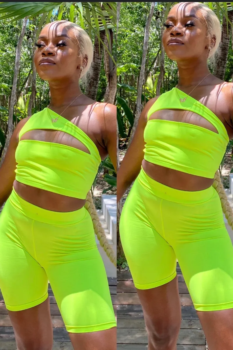 SIP & CHILL BIKER SHORTS | SET