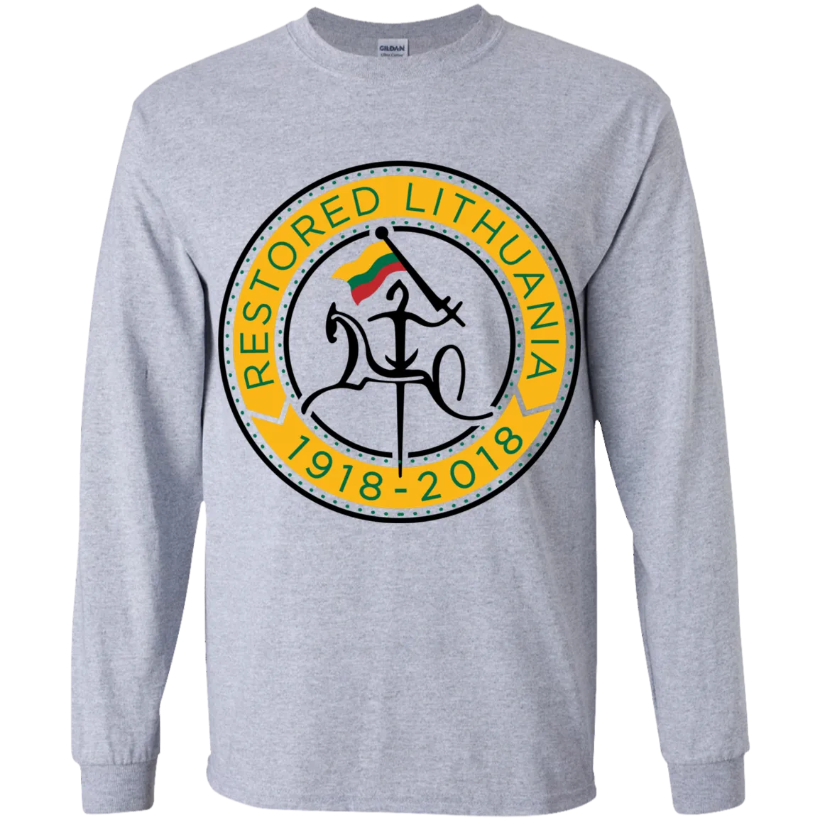 Vytis Restored - Boys Youth Classic Long Sleeve T-Shirt